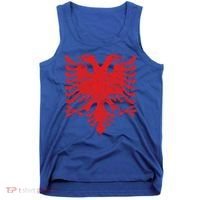 Albanian Flag Meaningful Gift Red Eagle Albania Cool Gift Cool Gift Tank Top thumb 0