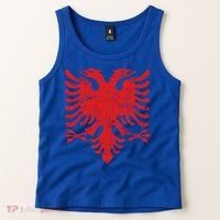 Albanian Flag Meaningful Gift Red Eagle Albania Cool Gift Cool Gift Tank Top thumb 2