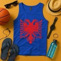 Albanian Flag Meaningful Gift Red Eagle Albania Cool Gift Cool Gift Tank Top thumb 4