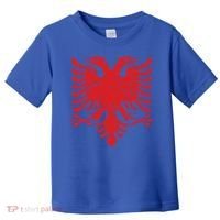 Albanian Flag Meaningful Gift Red Eagle Albania Cool Gift Cool Gift Toddler T-Shirt thumb 0