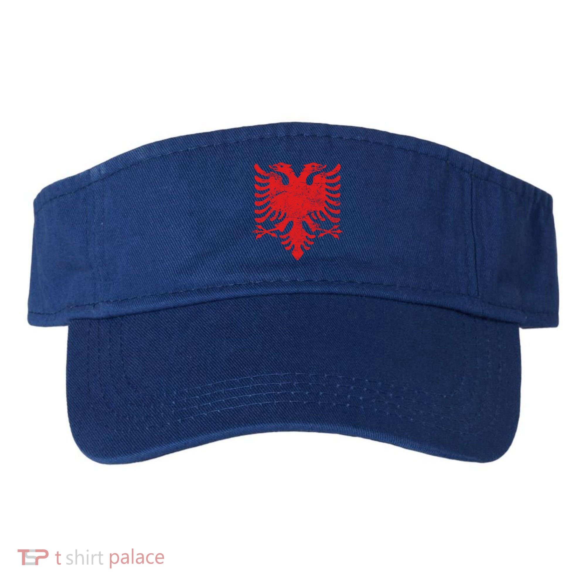 Albanian Flag Meaningful Gift Red Eagle Albania Cool Gift Cool Gift Visor