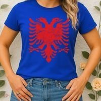Albanian Flag Meaningful Gift Red Eagle Albania Cool Gift Cool Gift Women's T-Shirt thumb 2