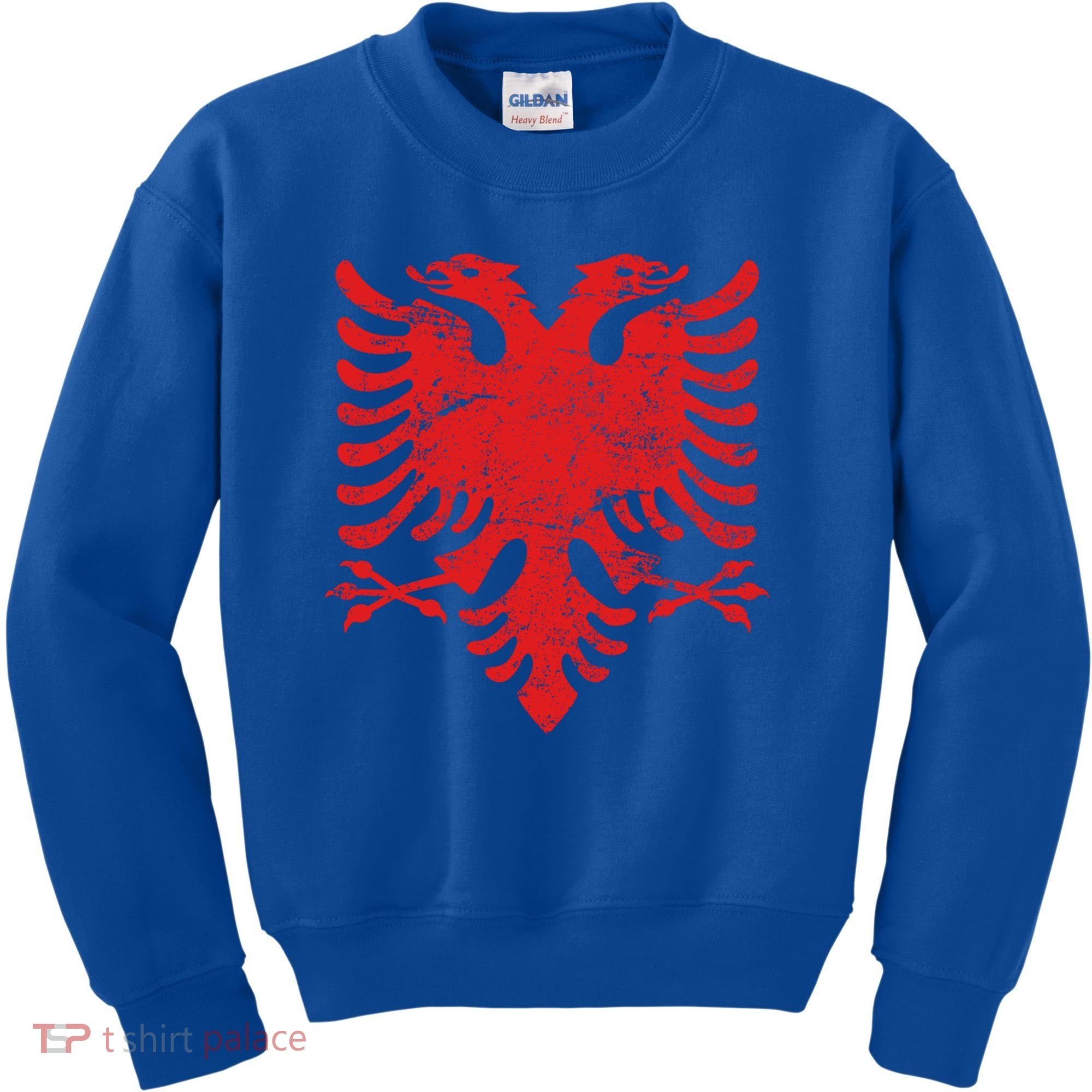 Albanian Flag Meaningful Gift Red Eagle Albania Cool Gift Cool Gift Kids Sweatshirt