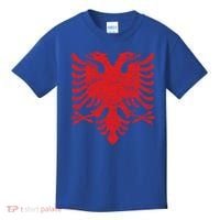 Albanian Flag Meaningful Gift Red Eagle Albania Cool Gift Cool Gift Kids T-Shirt thumb 0