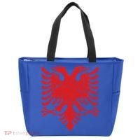 Albanian Flag Meaningful Gift Red Eagle Albania Cool Gift Cool Gift Tote Bag thumb 0