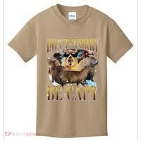 Animals Funny Meme DonT Worry Be Capy Capybara Moon Feral Kids T-Shirt thumb 0