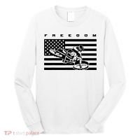 American Flag Motocross Apparel Motocross Dirt Bike Long Sleeve Shirt thumb 0