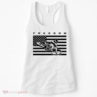 American Flag Motocross Apparel Motocross Dirt Bike Women's Tank Top thumb 0