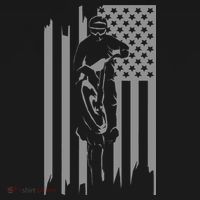 American Flag Motocross Apparel Motocross Dirt Bike Women's Tank Top thumb 5