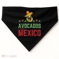 Avocados from Mexico - Mexican Day flag - Avocado Costume USA-Made Doggie Bandana thumb 0
