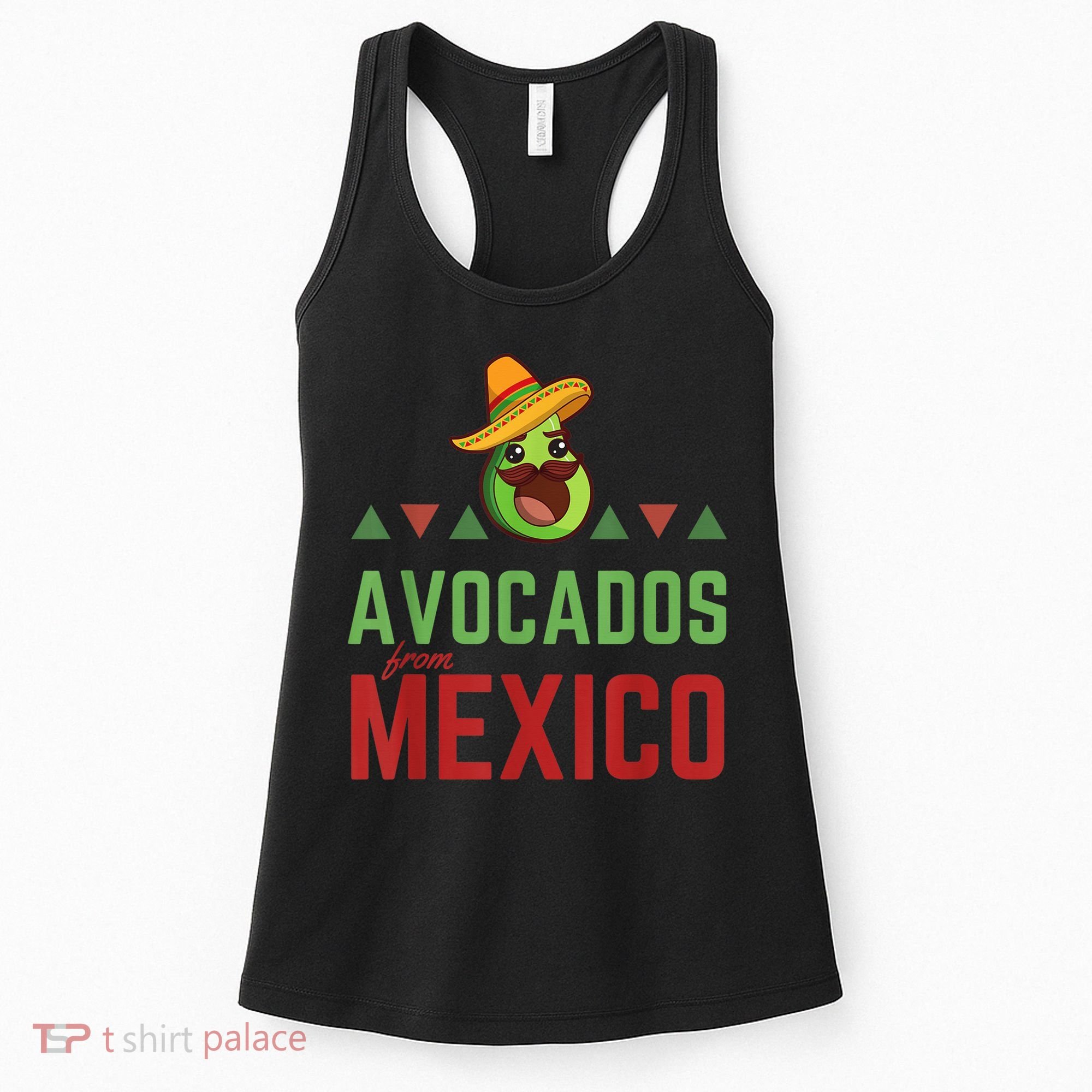 Avocados from Mexico - Mexican Day flag - Avocado Costume Women's Tank Top