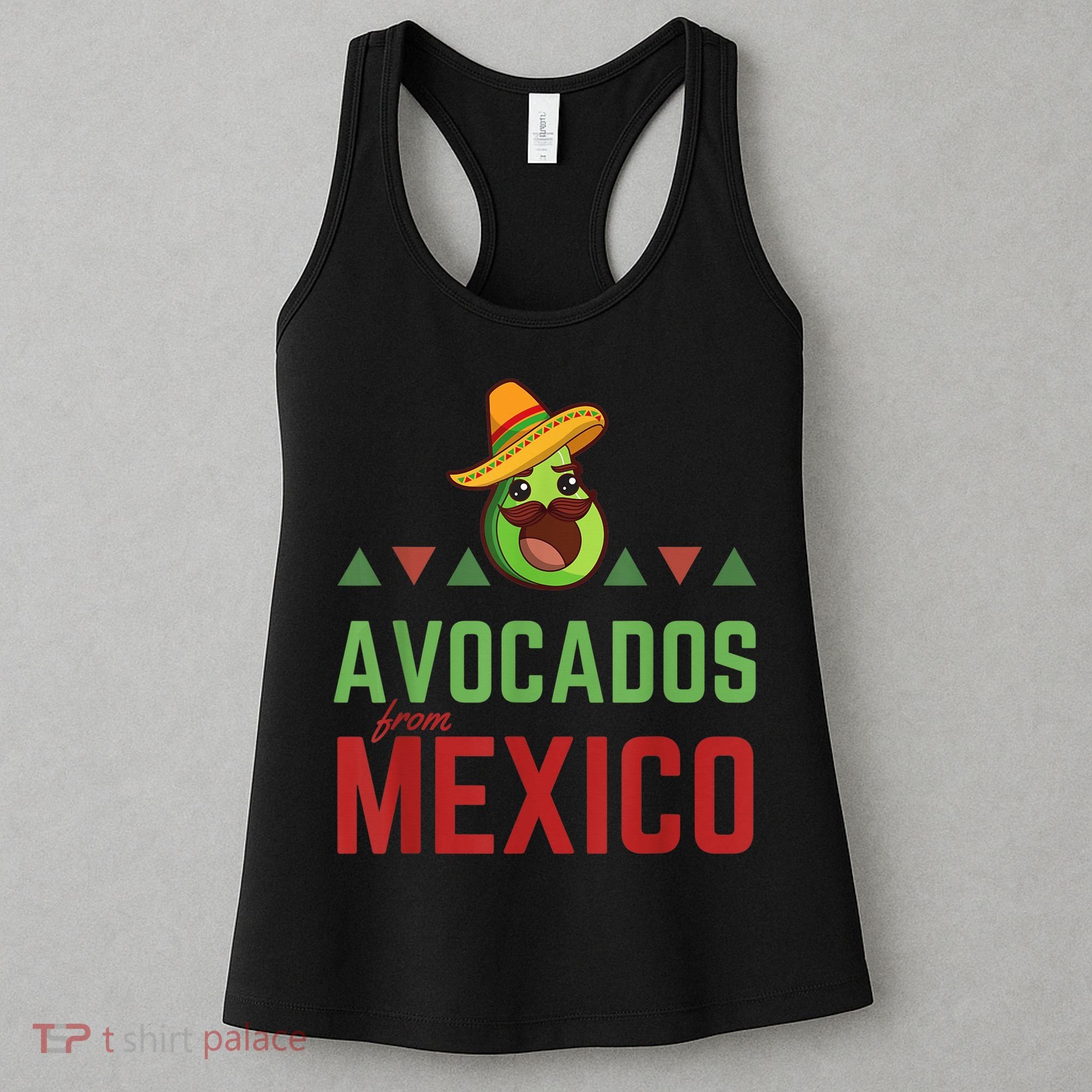 Avocados from Mexico - Mexican Day flag - Avocado Costume Women's Tank Top