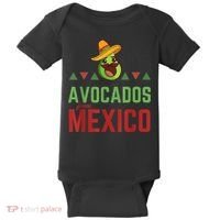 Avocados from Mexico - Mexican Day flag - Avocado Costume Baby Bodysuit thumb 0