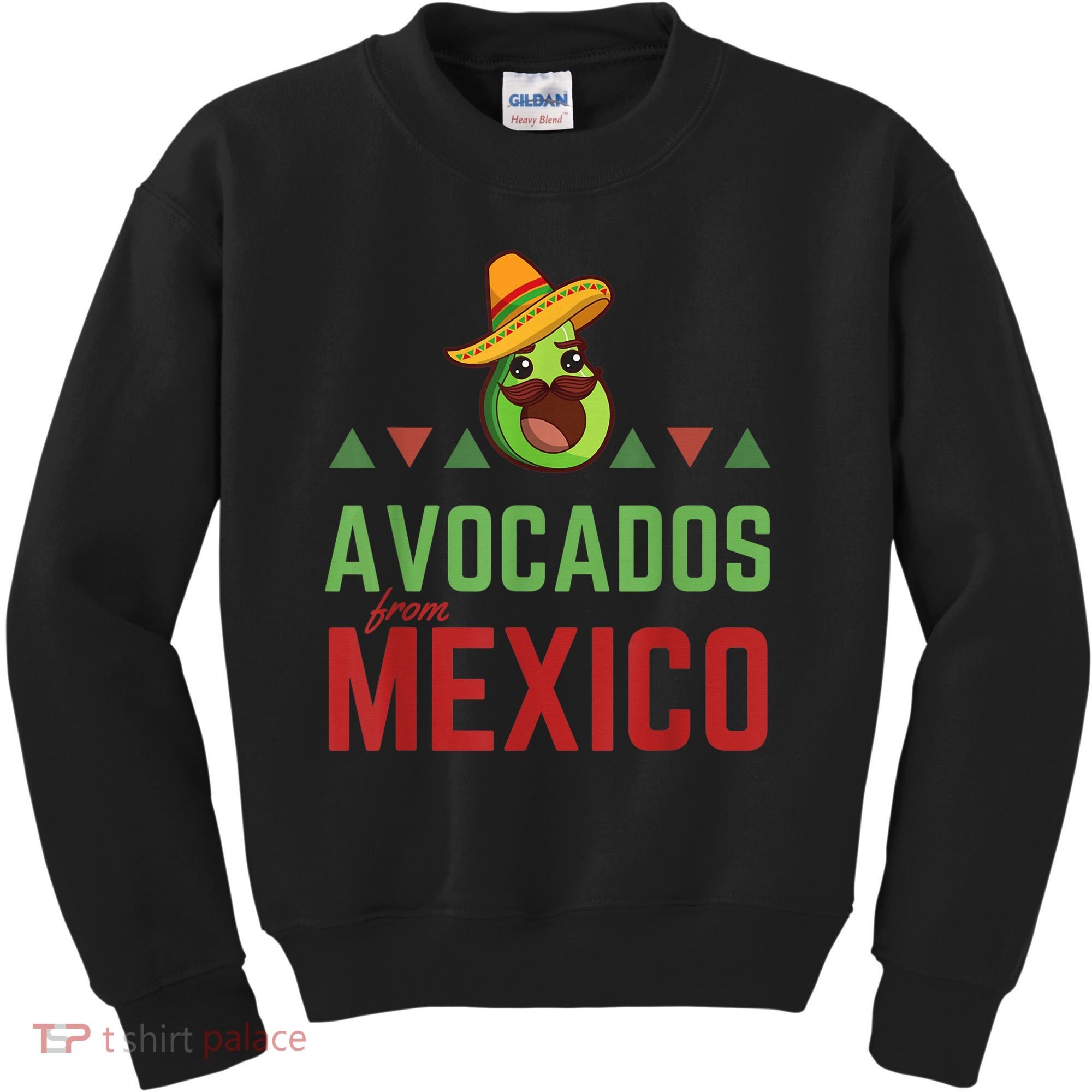 Avocados from Mexico - Mexican Day flag - Avocado Costume Kids Sweatshirt