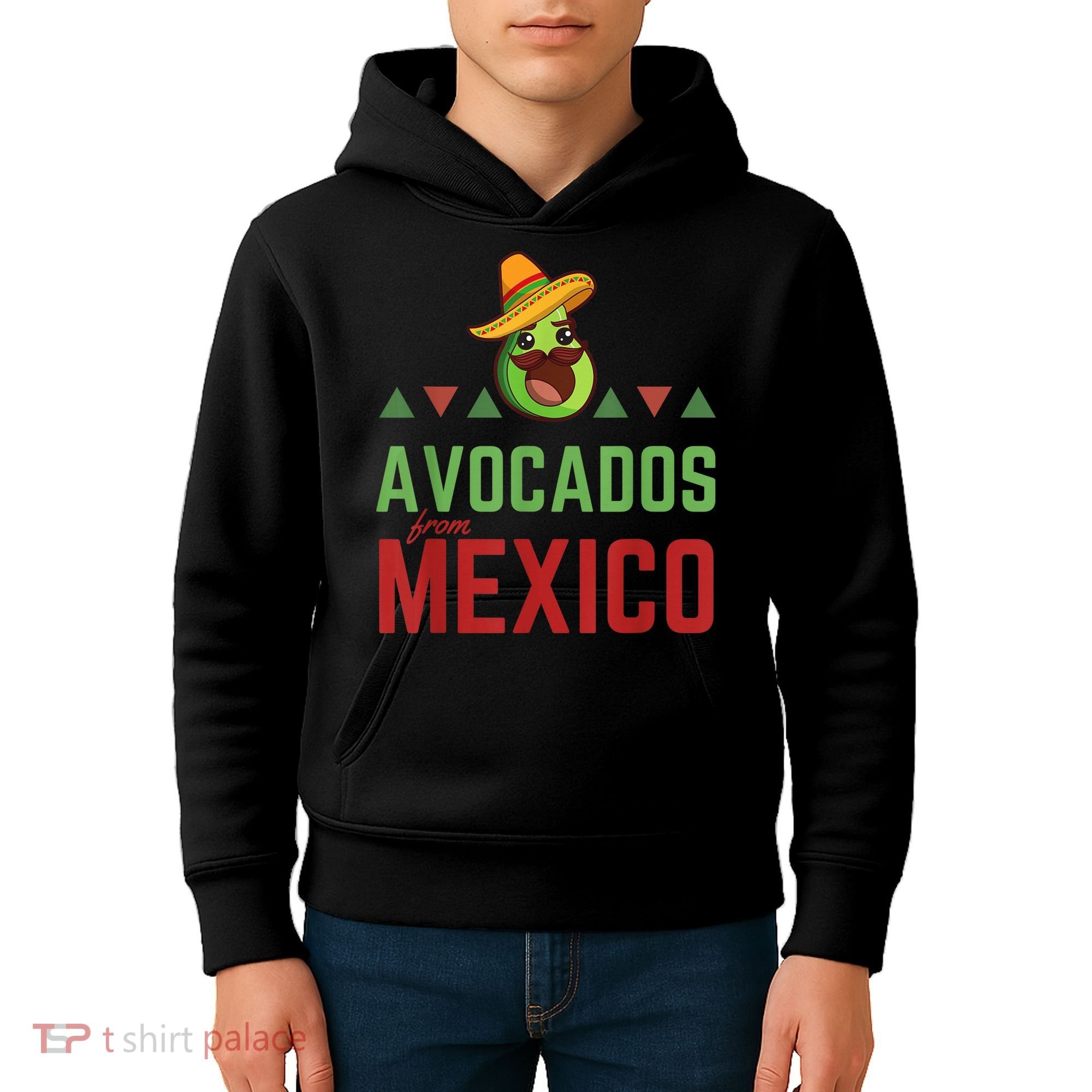 Avocados from Mexico - Mexican Day flag - Avocado Costume Kids Hoodie