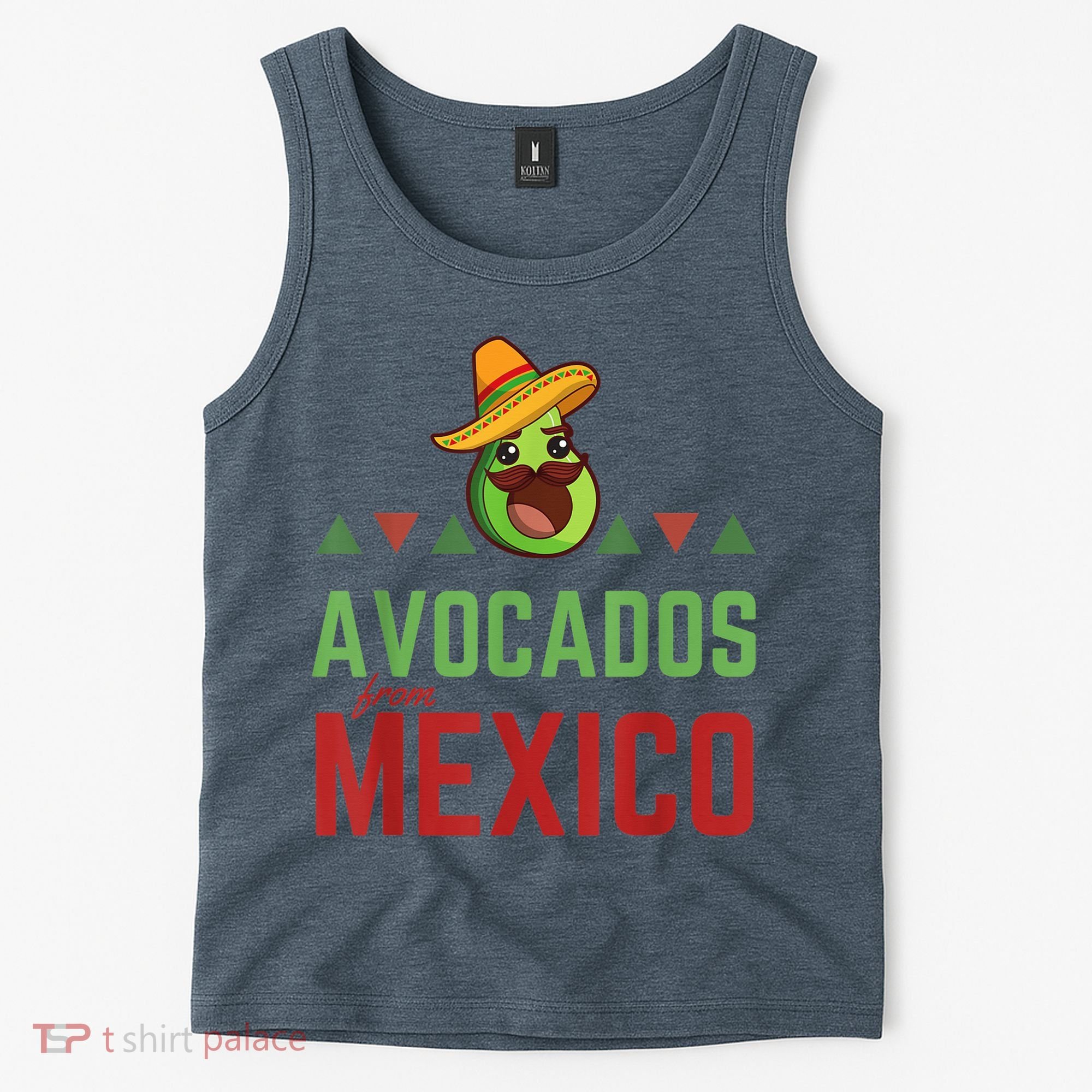 Avocados from Mexico - Mexican Day flag - Avocado Costume Tank Top