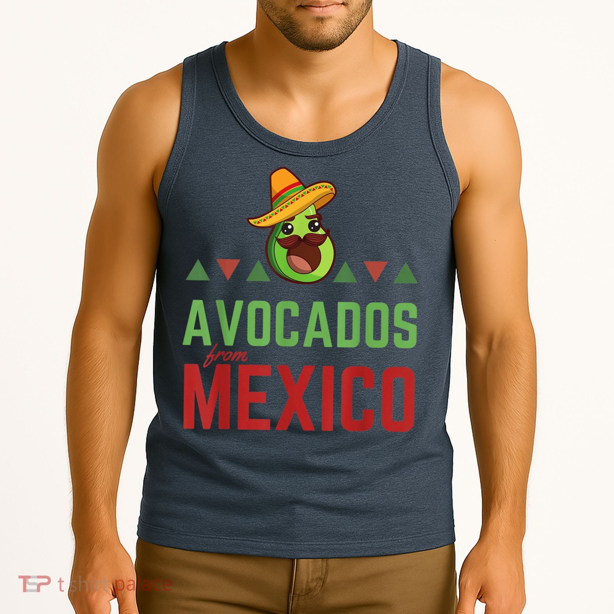 Avocados from Mexico - Mexican Day flag - Avocado Costume Tank Top