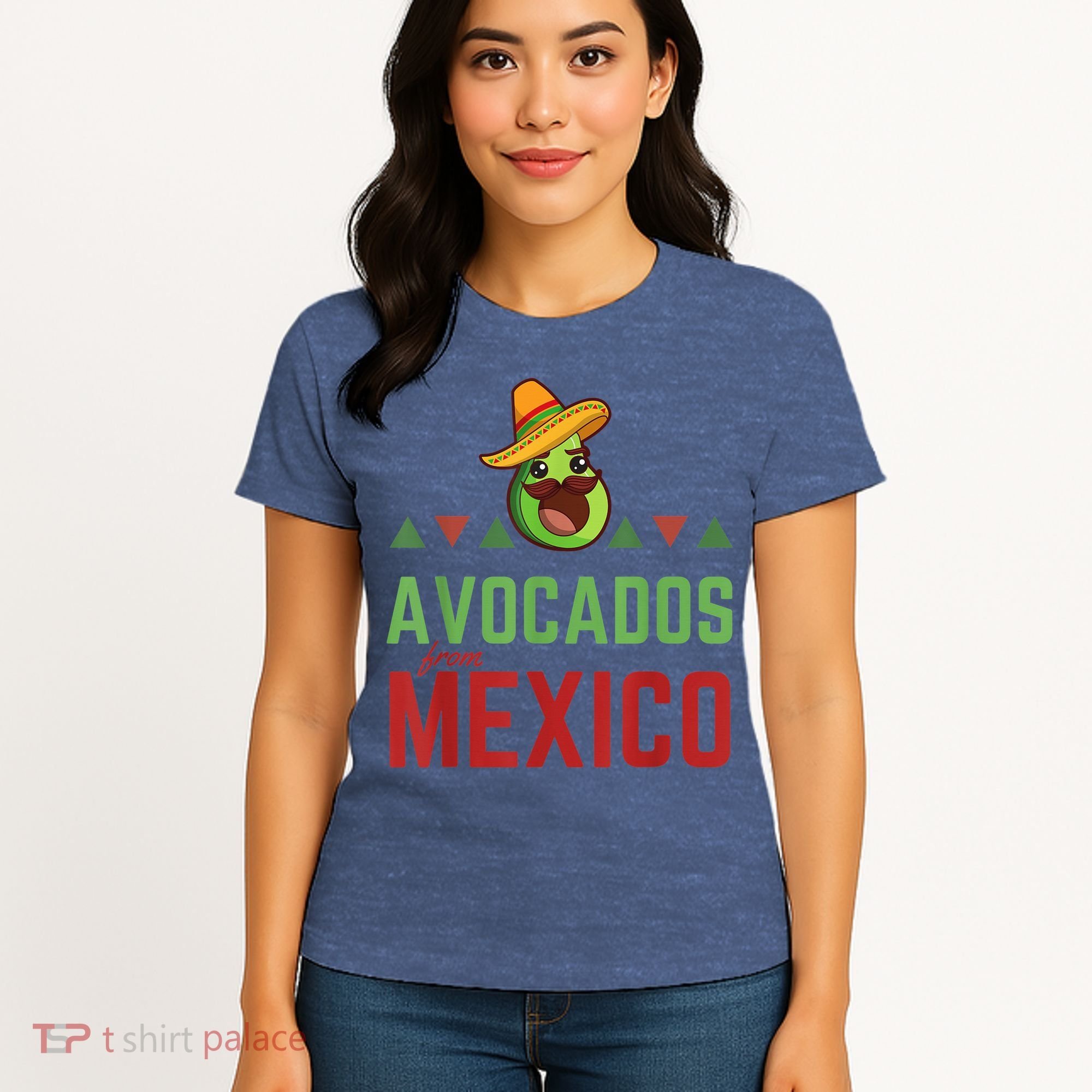 Avocados from Mexico - Mexican Day flag - Avocado Costume Women's T-Shirt