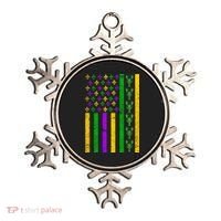 American Flag Mardi Gras Tshirt Mardi Gras Crawfish Ornament thumb 0