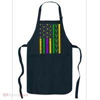 American Flag Mardi Gras Tshirt Mardi Gras Crawfish Apron thumb 0