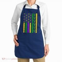 American Flag Mardi Gras Tshirt Mardi Gras Crawfish Apron thumb 2