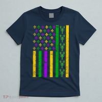 American Flag Mardi Gras Tshirt Mardi Gras Crawfish T-Shirt thumb 5