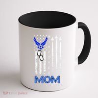 Air Force Mom, USAF Mom Tee, Women's Day Gift Veteran Coffee Mug thumb 1