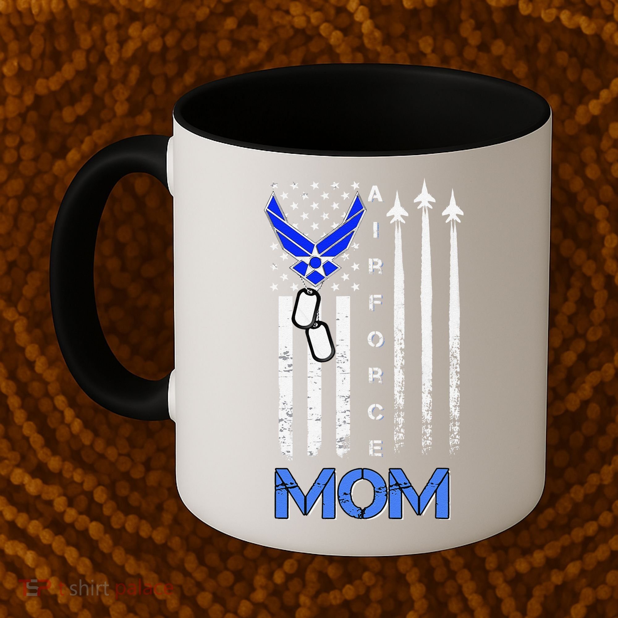 Air Force Mom, USAF Mom Tee, Women's Day Gift Veteran Coffee Mug