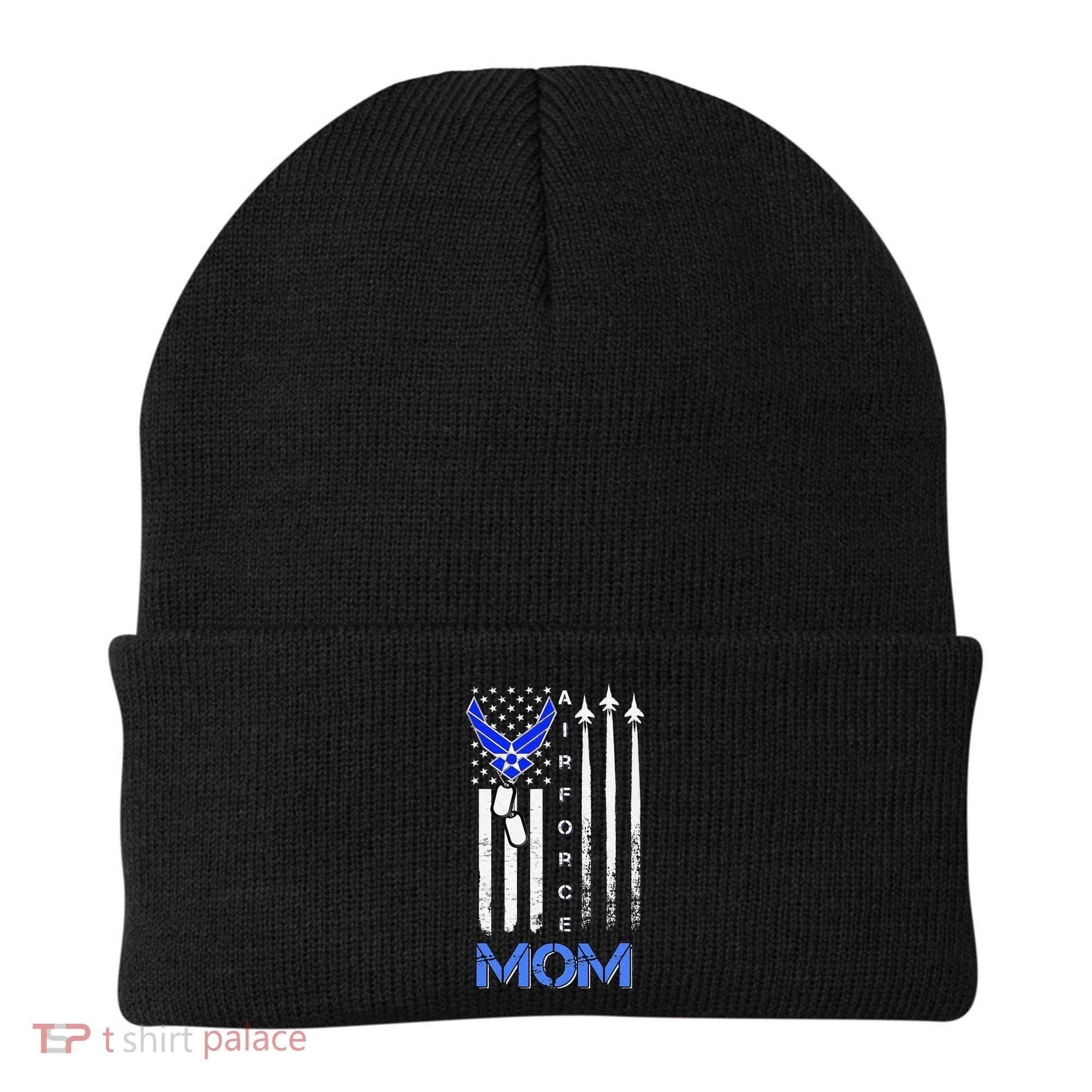 Air Force Mom, USAF Mom Tee, Women's Day Gift Veteran Beanie