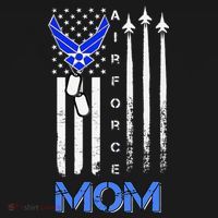 Air Force Mom, USAF Mom Tee, Women's Day Gift Veteran Women's Hoodie thumb 2