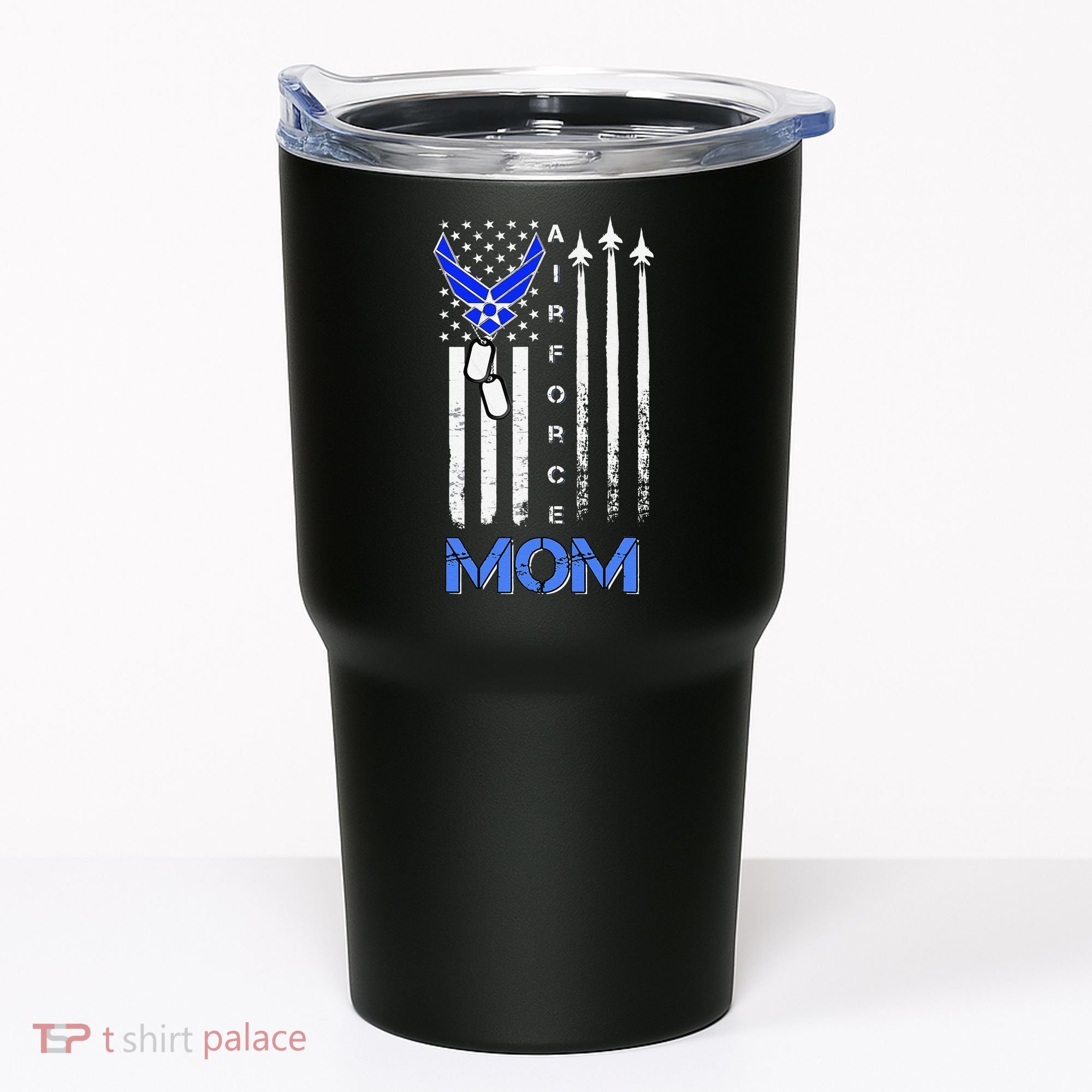 Air Force Mom, USAF Mom Tee, Women's Day Gift Veteran Tumbler