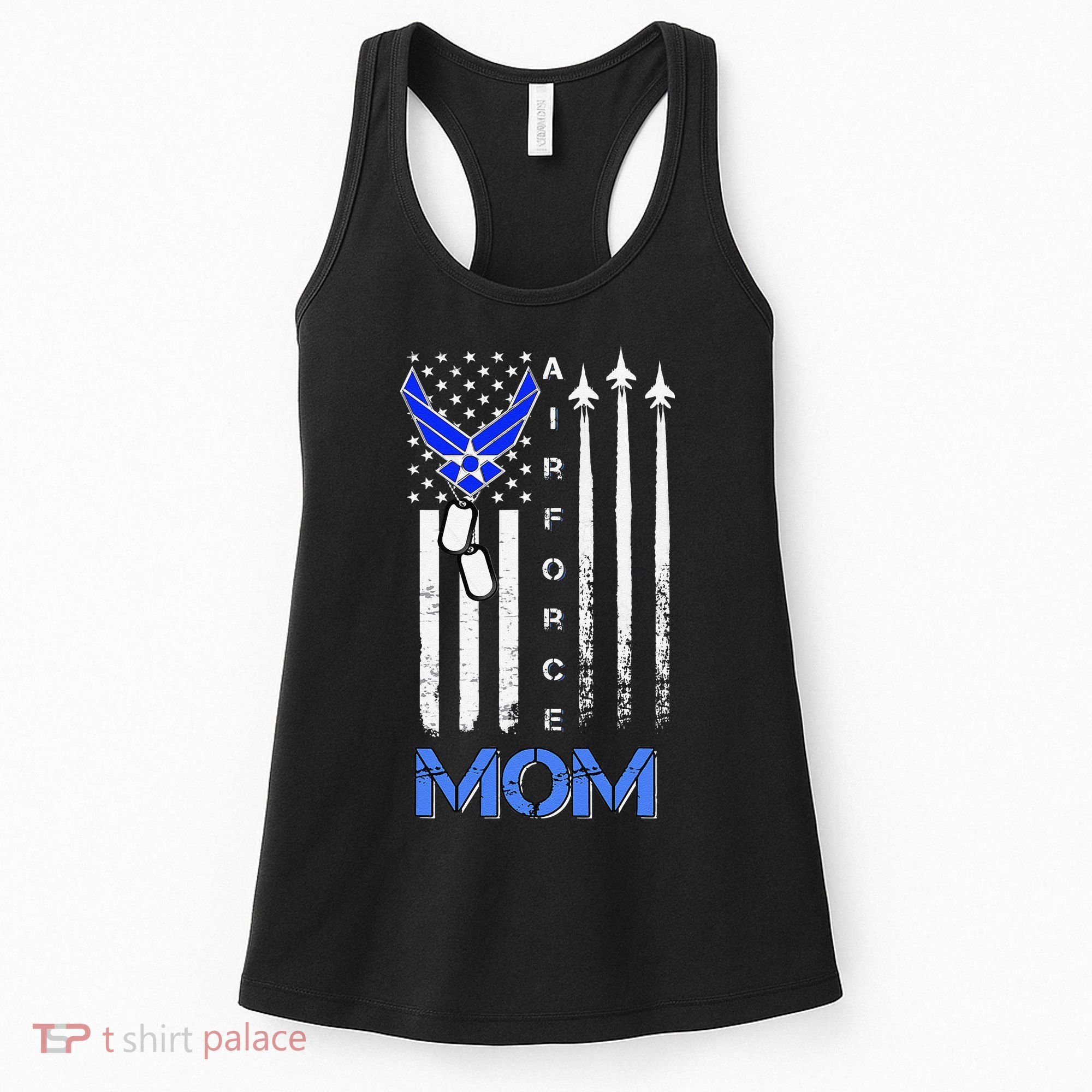 Air Force Mom, USAF Mom Tee, Women's Day Gift Veteran Women's Tank Top