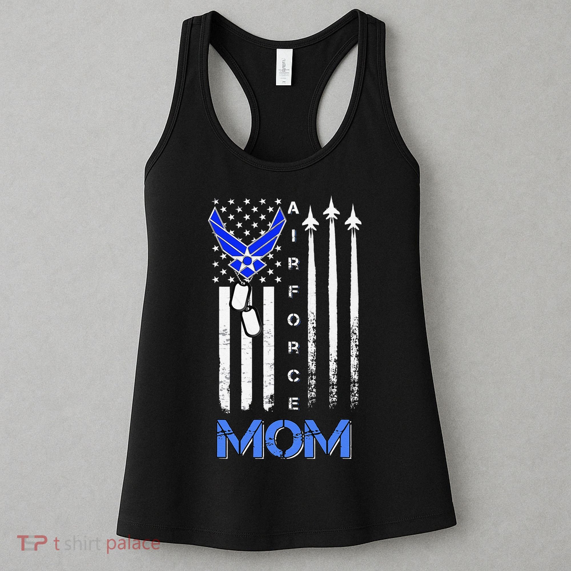 Air Force Mom, USAF Mom Tee, Women's Day Gift Veteran Women's Tank Top