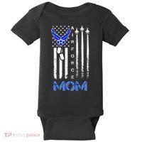 Air Force Mom, USAF Mom Tee, Women's Day Gift Veteran Baby Bodysuit thumb 0
