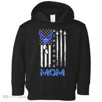 Air Force Mom, USAF Mom Tee, Women's Day Gift Veteran Toddler Hoodie thumb 0