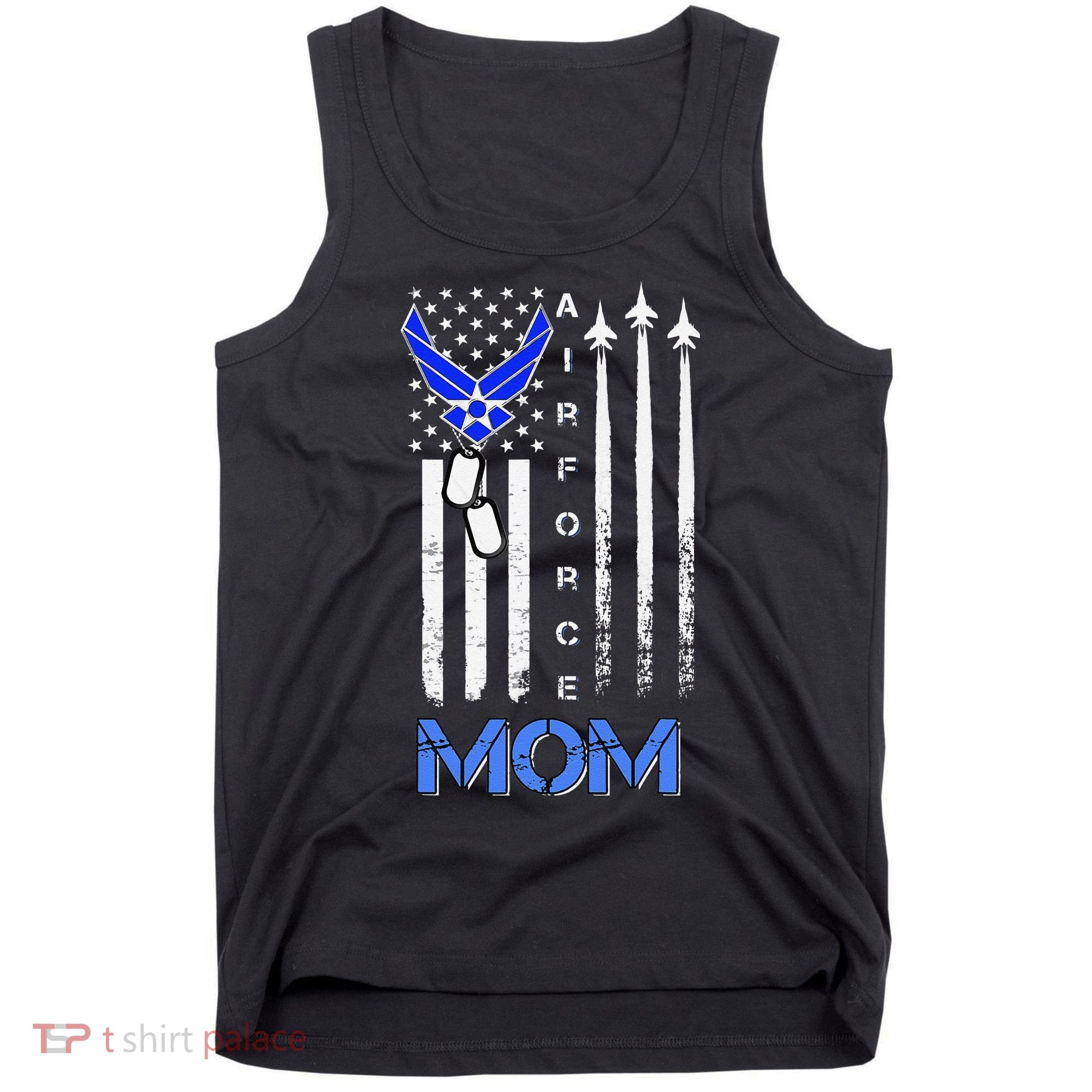 Air Force Mom, USAF Mom Tee, Women's Day Gift Veteran Tank Top