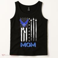 Air Force Mom, USAF Mom Tee, Women's Day Gift Veteran Tank Top thumb 2