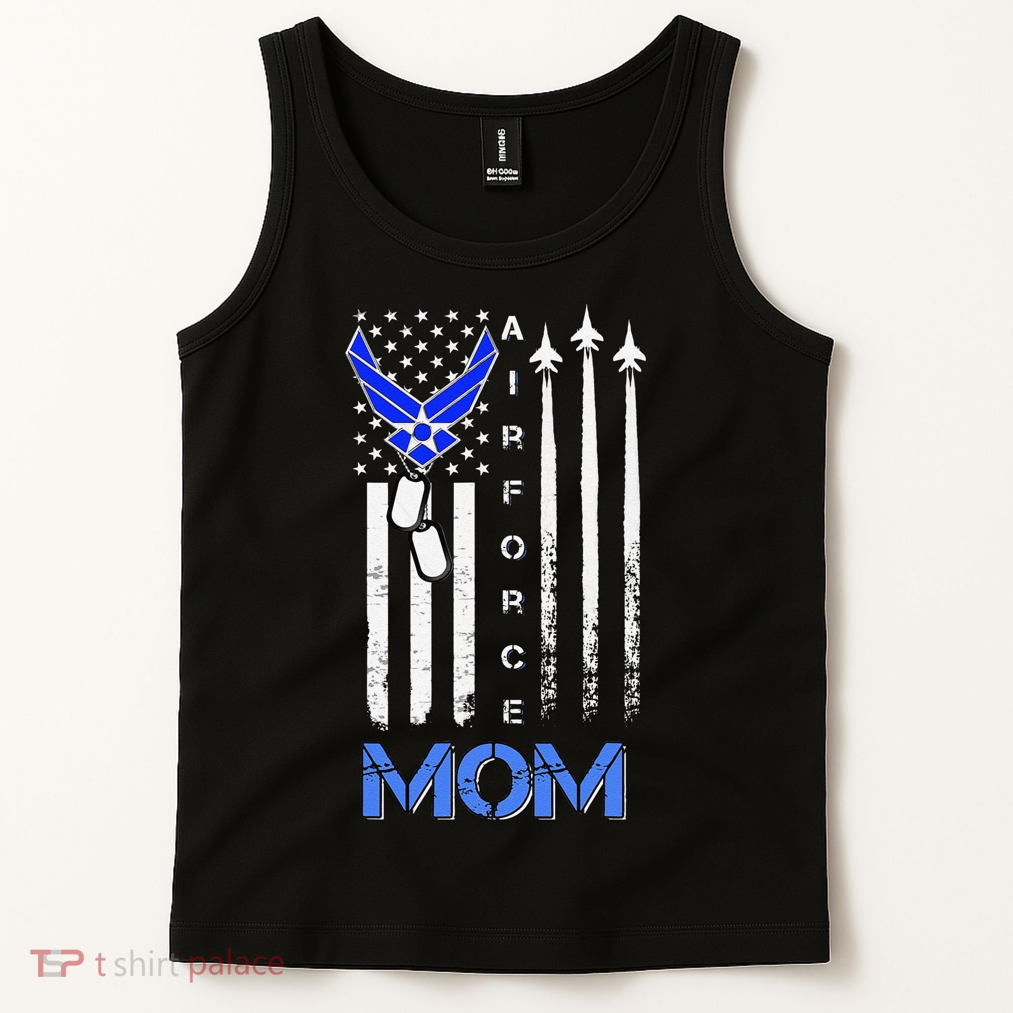 Air Force Mom, USAF Mom Tee, Women's Day Gift Veteran Tank Top