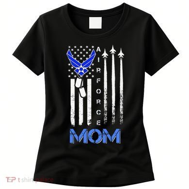 Air Force Mom, USAF Mom Tee, Women's Day Gift Veteran Women's T-Shirt
