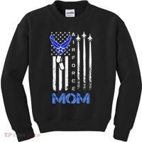 Air Force Mom, USAF Mom Tee, Women's Day Gift Veteran Kids Sweatshirt thumb 0