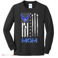 Air Force Mom, USAF Mom Tee, Women's Day Gift Veteran Kids Long Sleeve Shirt thumb 0