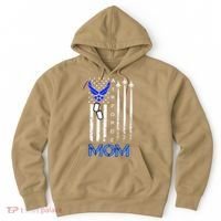 Air Force Mom, USAF Mom Tee, Women's Day Gift Veteran Hoodie thumb 0