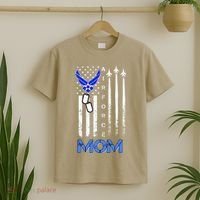 Air Force Mom, USAF Mom Tee, Women's Day Gift Veteran T-Shirt thumb 2