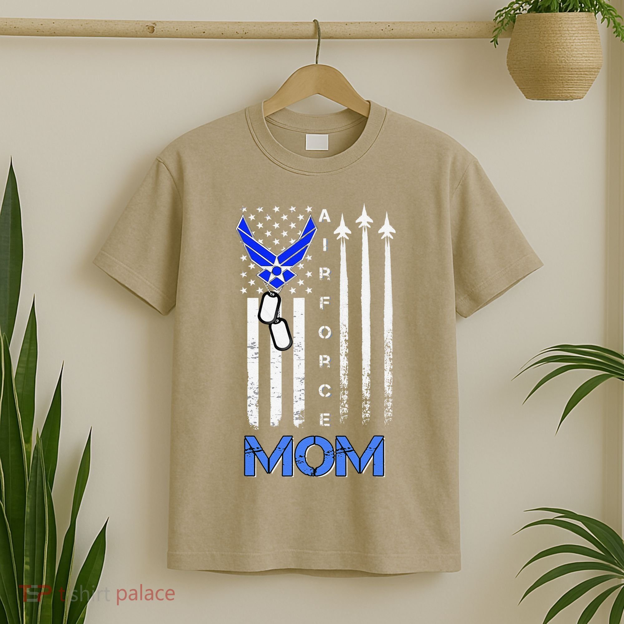 Air Force Mom, USAF Mom Tee, Women's Day Gift Veteran T-Shirt