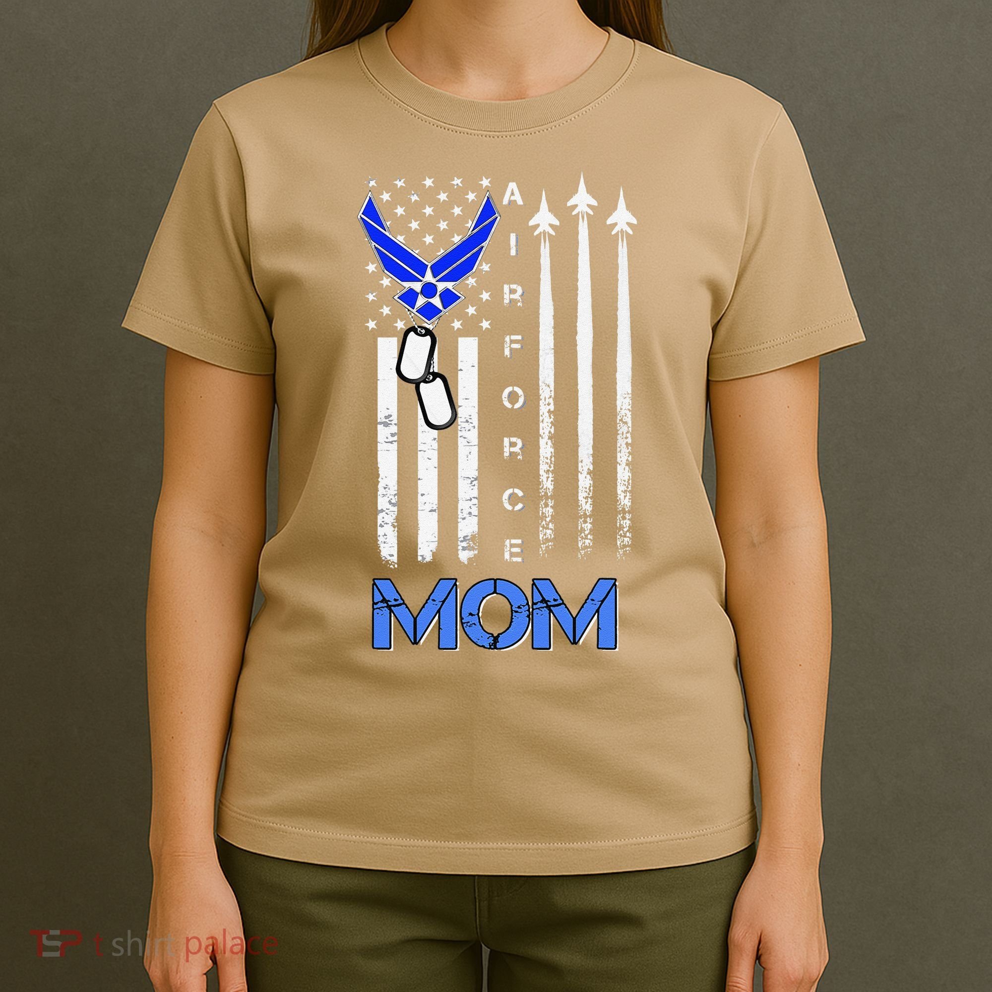 Air Force Mom, USAF Mom Tee, Women's Day Gift Veteran T-Shirt