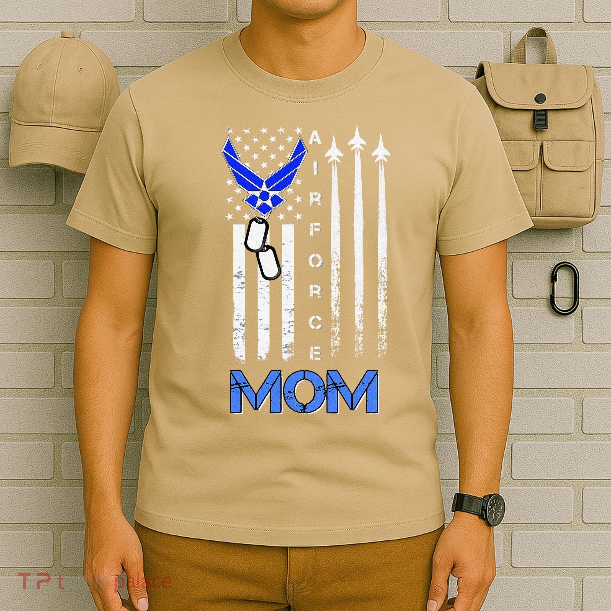 Air Force Mom, USAF Mom Tee, Women's Day Gift Veteran T-Shirt