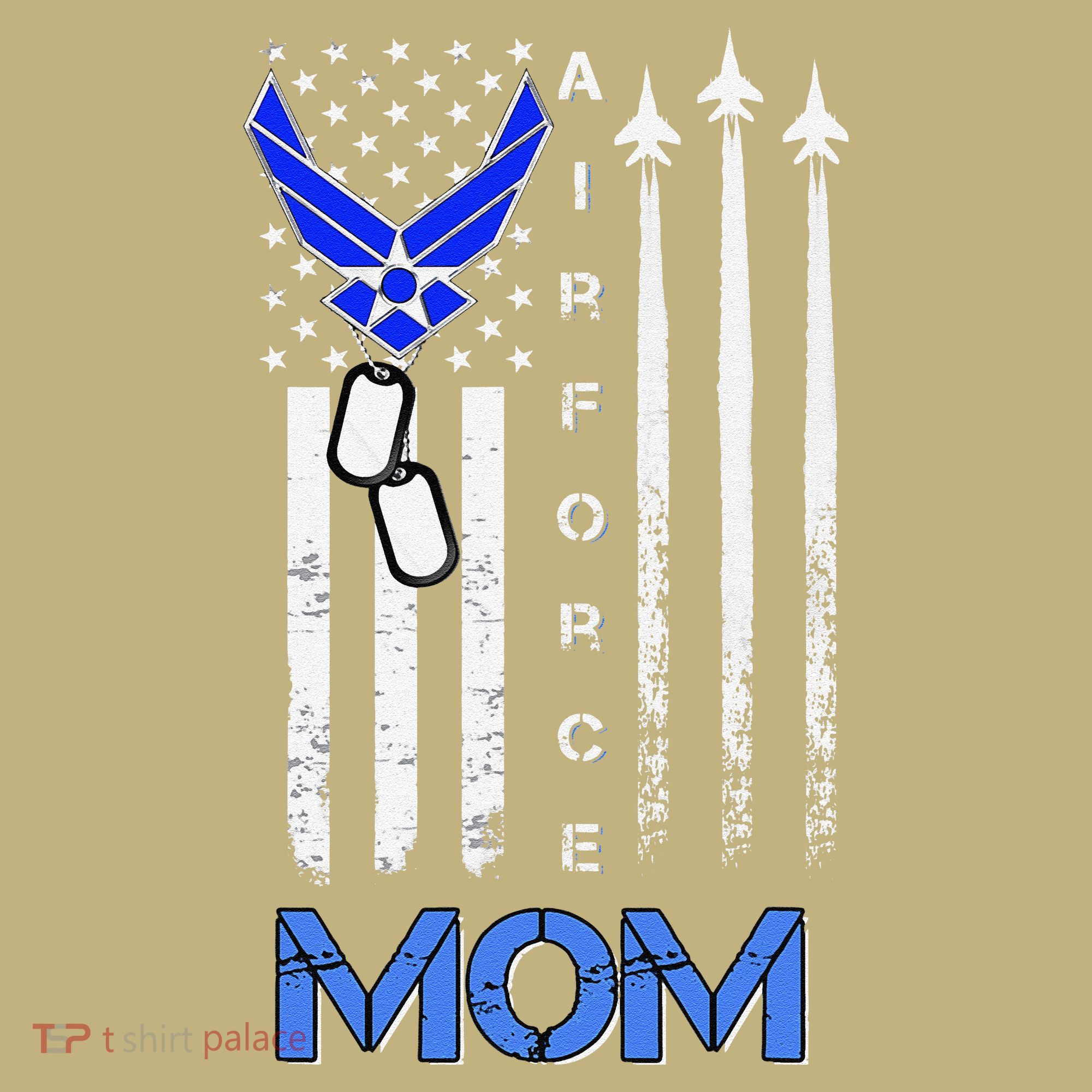 Air Force Mom, USAF Mom Tee, Women's Day Gift Veteran T-Shirt