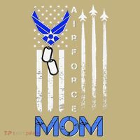 Air Force Mom, USAF Mom Tee, Women's Day Gift Veteran Polo thumb 2