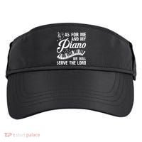 As For Me And My Piano We Will Serve The Lord Pianist Adult Drive Performance Visor thumb 0