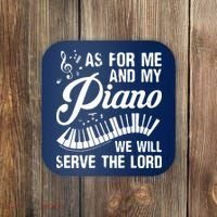 As For Me And My Piano We Will Serve The Lord Pianist Coaster thumb 0